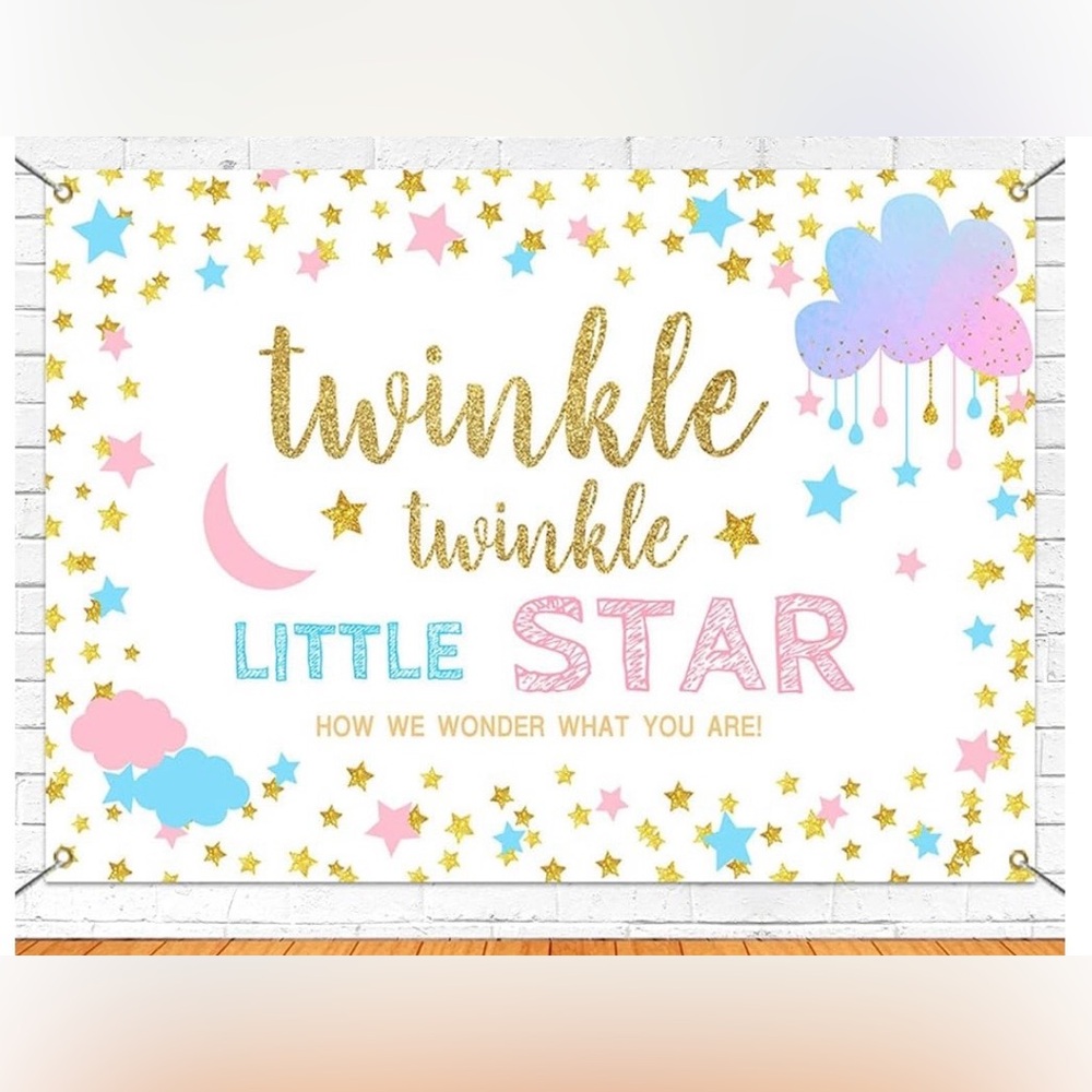 Twinkle Twinkle Little Star Backdrop